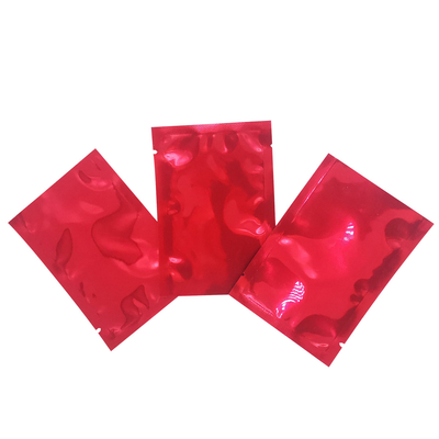 kupować Ładne jasnoróżowe metalowe płaskie puste pieczęcie próżniowe worki Mylar do herbaty kwiatowej, zielonej herbaty, czerwonej opakowania liści herbaty online manufacture