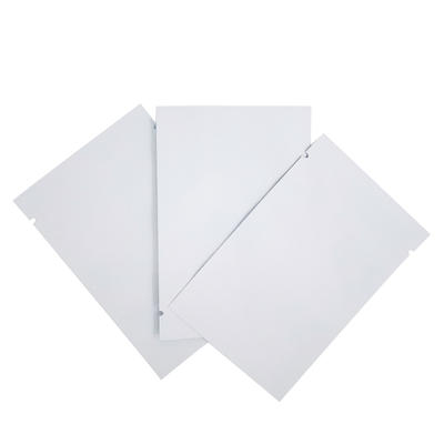 kupować Aluminiowa folia wyłożona płaską pieczęcią z trzech stron Pieczęć próżniowa pieczęć matowa biała torba Mylar online manufacture