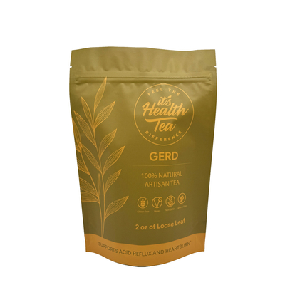 kupować 2 oz Custom Printed Design Aluminized Stand Up Re-Sealable Tea Bags dla opakowań do herbaty online manufacture