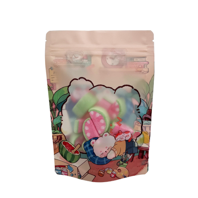 kupować Plastikowe folie laminowane Zipper Top Custom Packaging Stand Up Pockets With Matte Window online manufacture