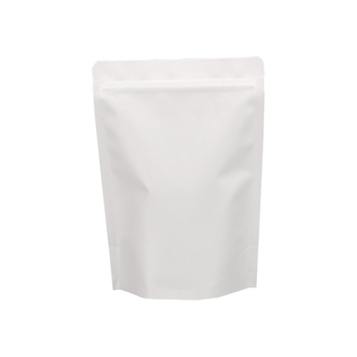 kupować Laminatowy biały Kraft Stand Up Pocket z aluminiową folią z zamkiem online manufacture