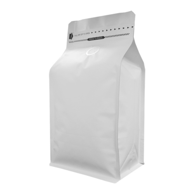 kupować Folia aluminiowa, mat biały, 8 oz, torebki z kawą z zawórem, kwadratowy, dolny online manufacture