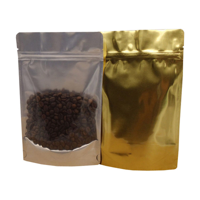 kupować Aluminiowa folia podpierająca zamykalny zamykalnik stand up pouch cieplny uszczelniacz dostosowywalny przedni czysty online manufacture
