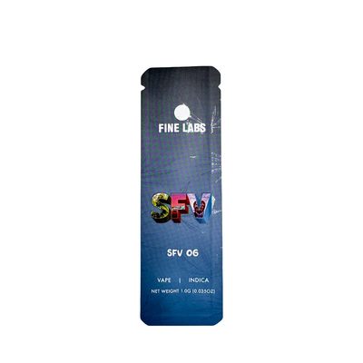 Przygotowane 1.0G Lay Flat Aluminium Foil Laminated Custom Mylar Bags z wcięciem do opakowania