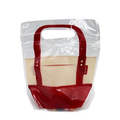 Design torebki ręcznej Plastic Stand Up Zipper Pockets For Packaging Food Cookies Cukierki Owoce