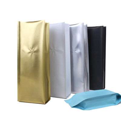 Wielokrotnie używalne, odporne na wilgoć, boczne worki z kawą, opakowania z zaworem i zamknięciem z tektury